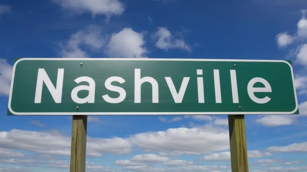 Nashville street sign